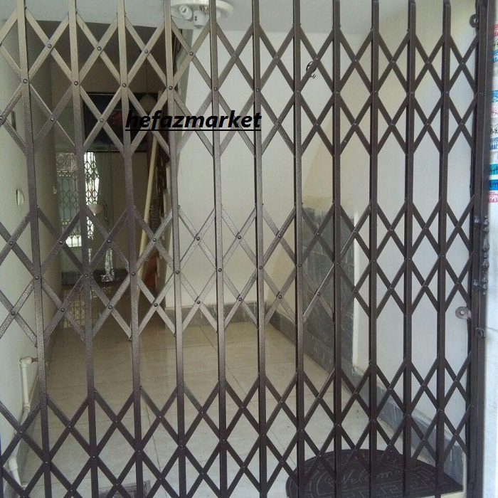 قیمت حفاظ آکاردئونی روی درب منزل
