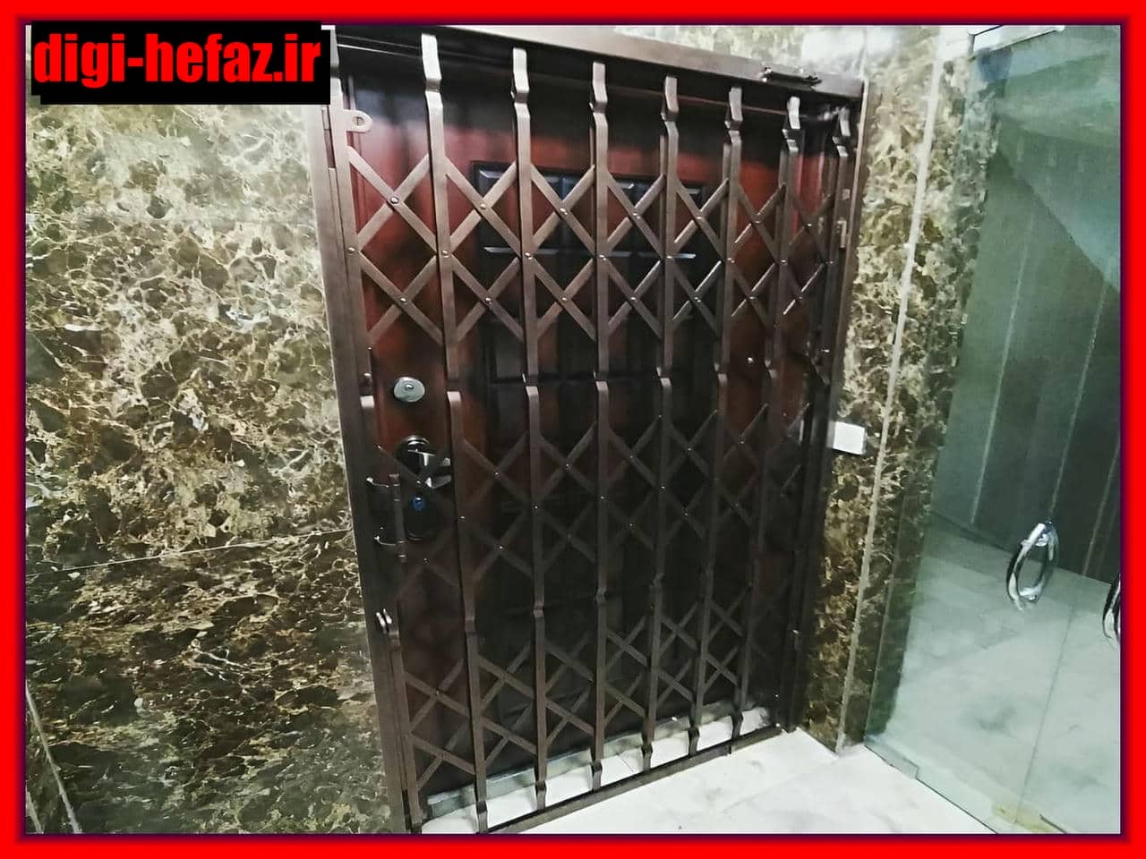 انواع مدل های درب آکاردئونی