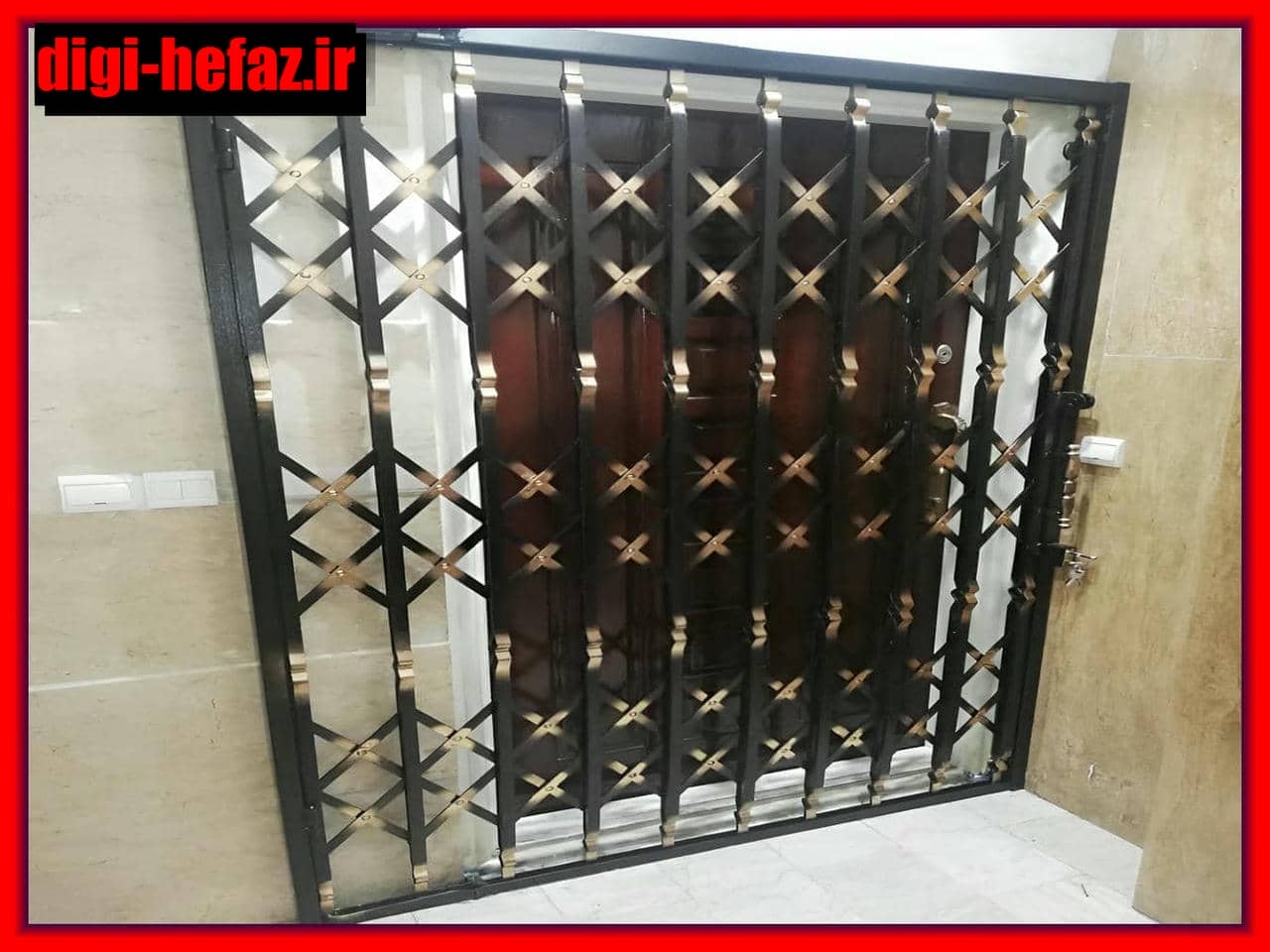 حفاظ روی چارچوب درب واحد آپارتمان