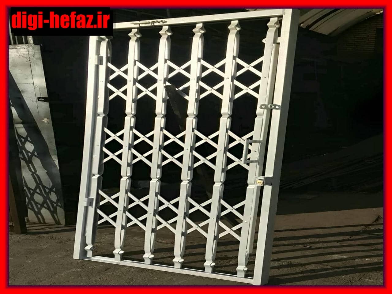 ابعاد درب آکاردئونی