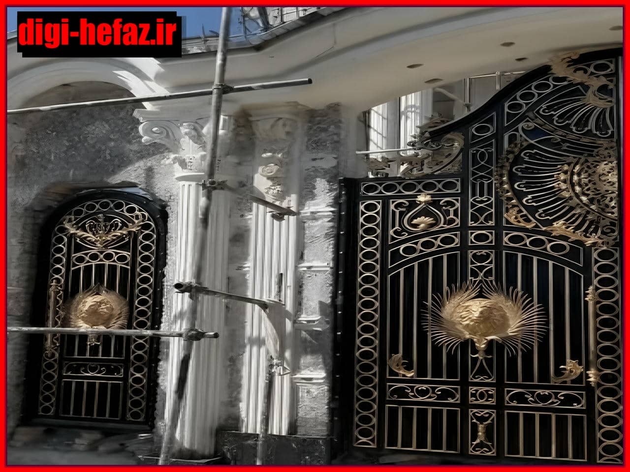 انواع و قیمت درب حیاط ویلایی و آهنی