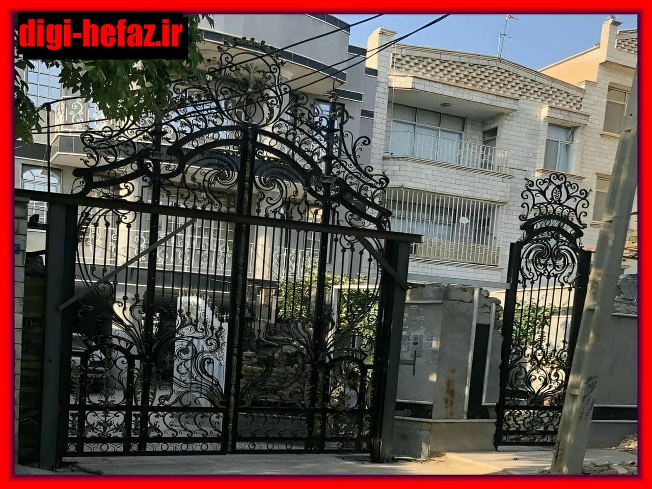 طراحی و ساخت انواع درب فرفورژه