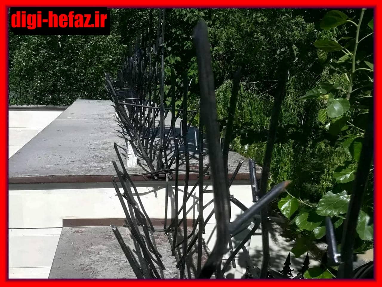 حفاظ شاخ گوزنی امنیت در طراحی نرده