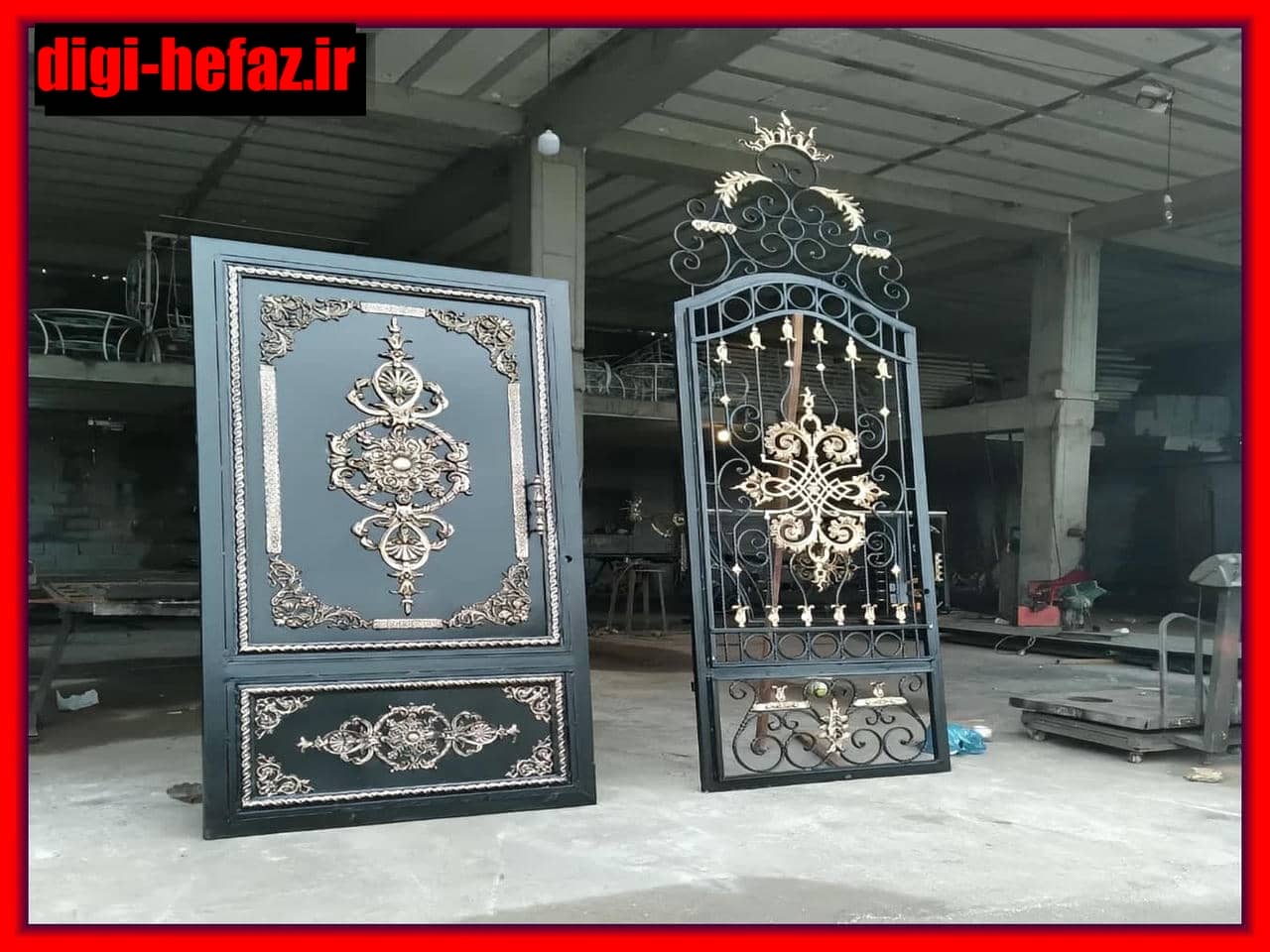 مدل‌ها و قیمت‌های درب‌های فرفورژه و آهنی
