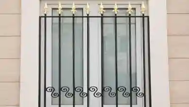 حفاظ پنجره دوجداره از داخل و خارج ساختمان