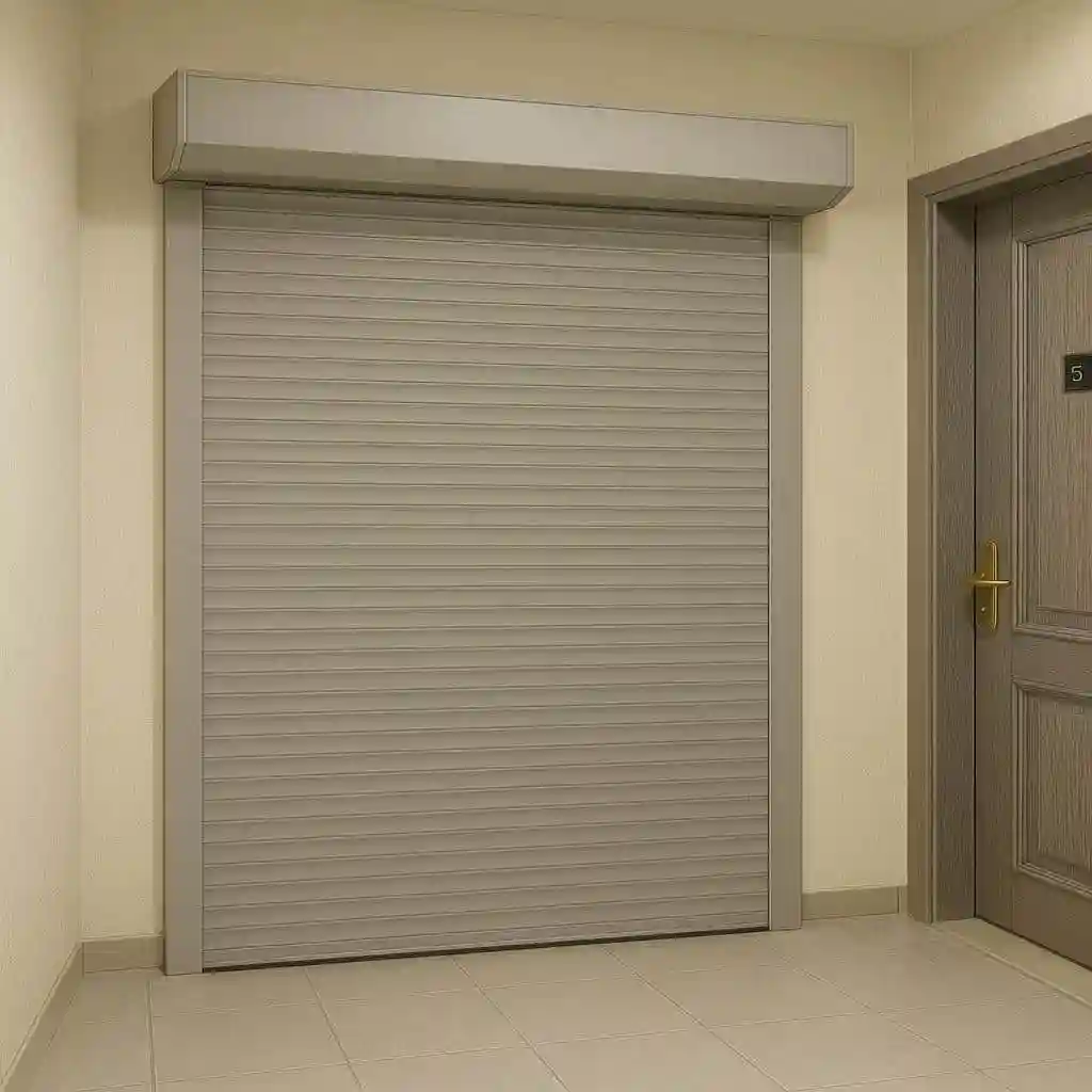 درب کرکره&zwnj;ای فولادی