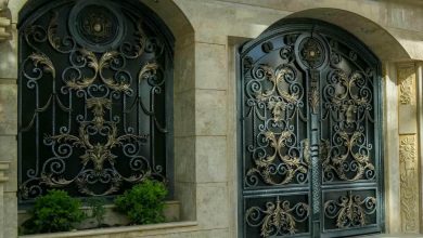 انواع درب فرفورژه شیک و مستحکم