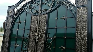 درب فلزی ورود به ویلا لوکس