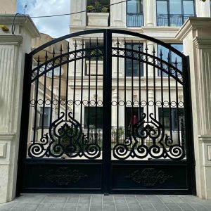 villa - door - wrought - iron - ue مدل های جدید مد روز درب فلزی ورودی ویلا