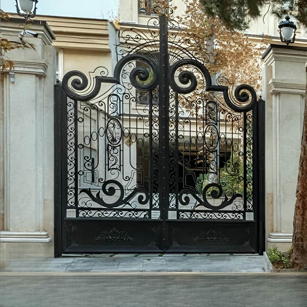 ساخت درب فرفورژه مدل نگین