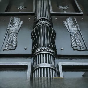 درب فلزی طرح هخامنشی
