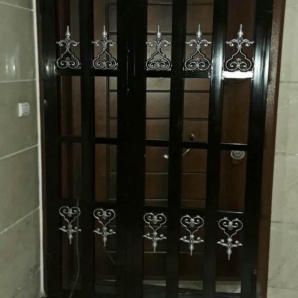 کارخانه درب آکاردئونی قفل ضدبرش در اشتهارد