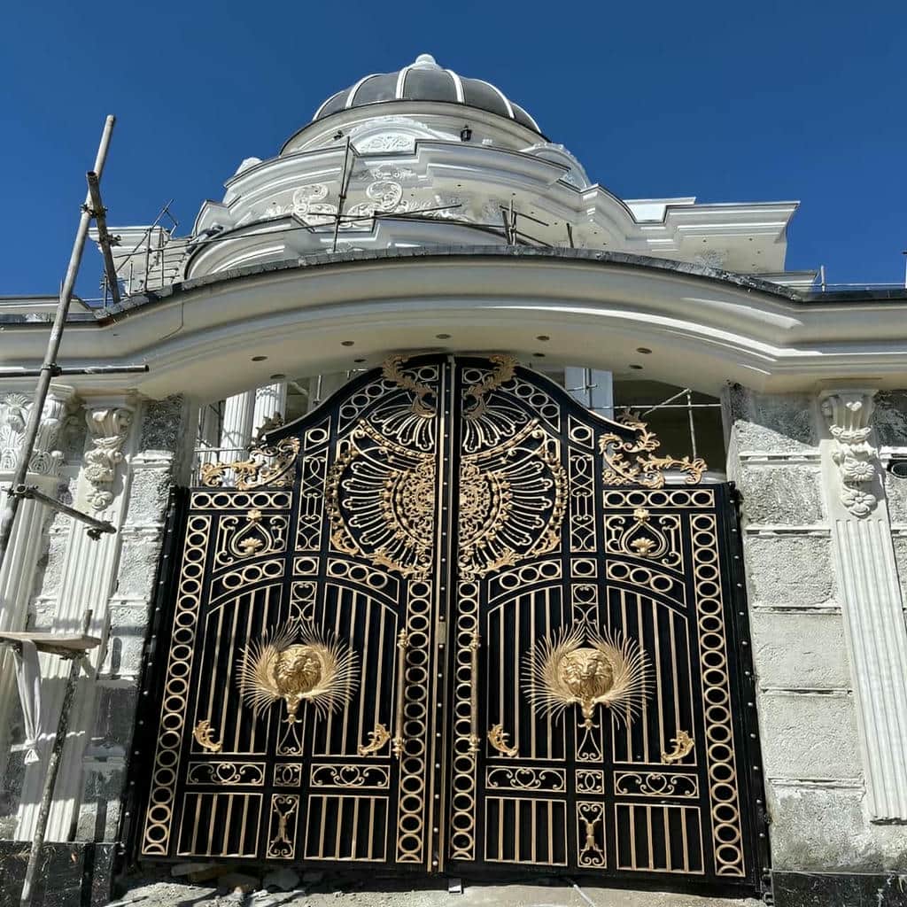 فروش درب حیاط رنگ کوره ای در زاهدان