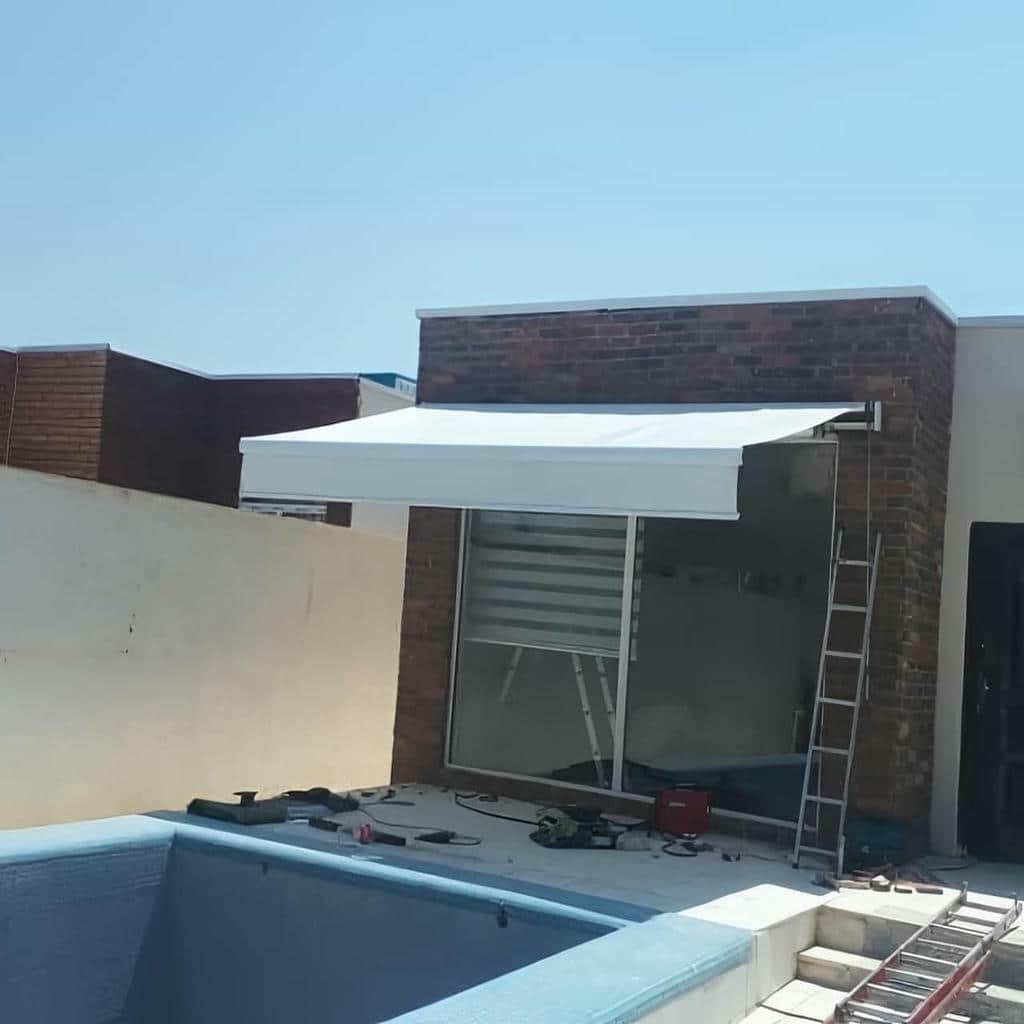 کارخانه سایبان برقی بازویی اتوماتیک برای بالکن در فردیس کرج