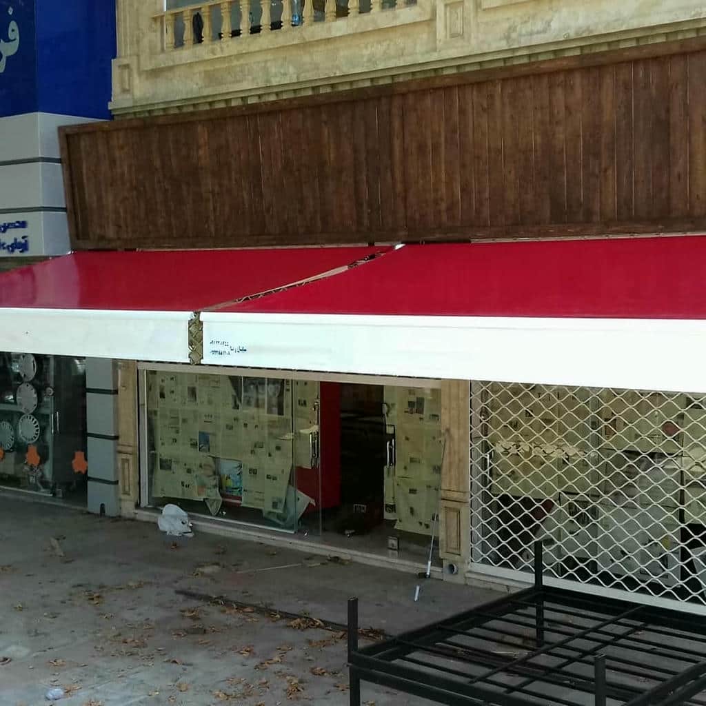 نصب سایبان برقی بازویی اتوماتیک ضدآب در سمنان