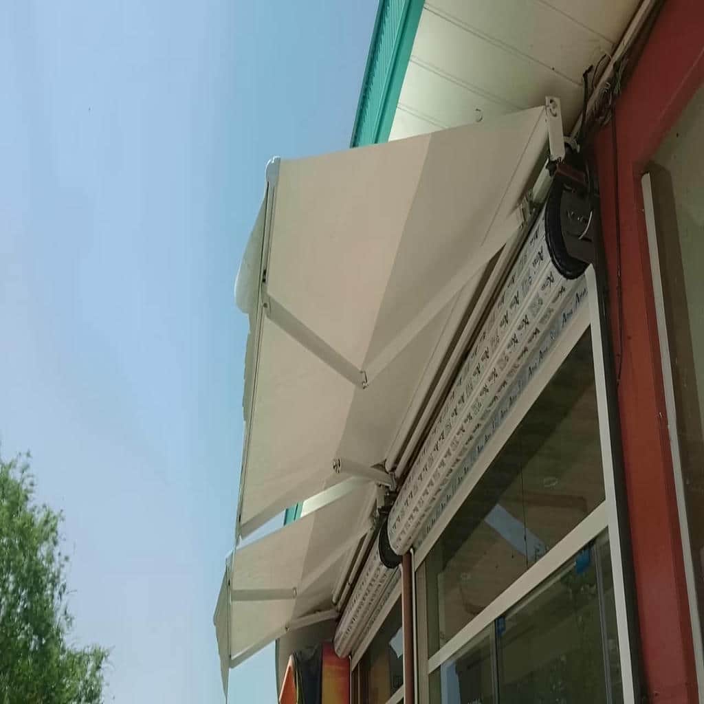 کارخانه سایبان برقی بازویی اتوماتیک یراق استاندارد در محمودآباد