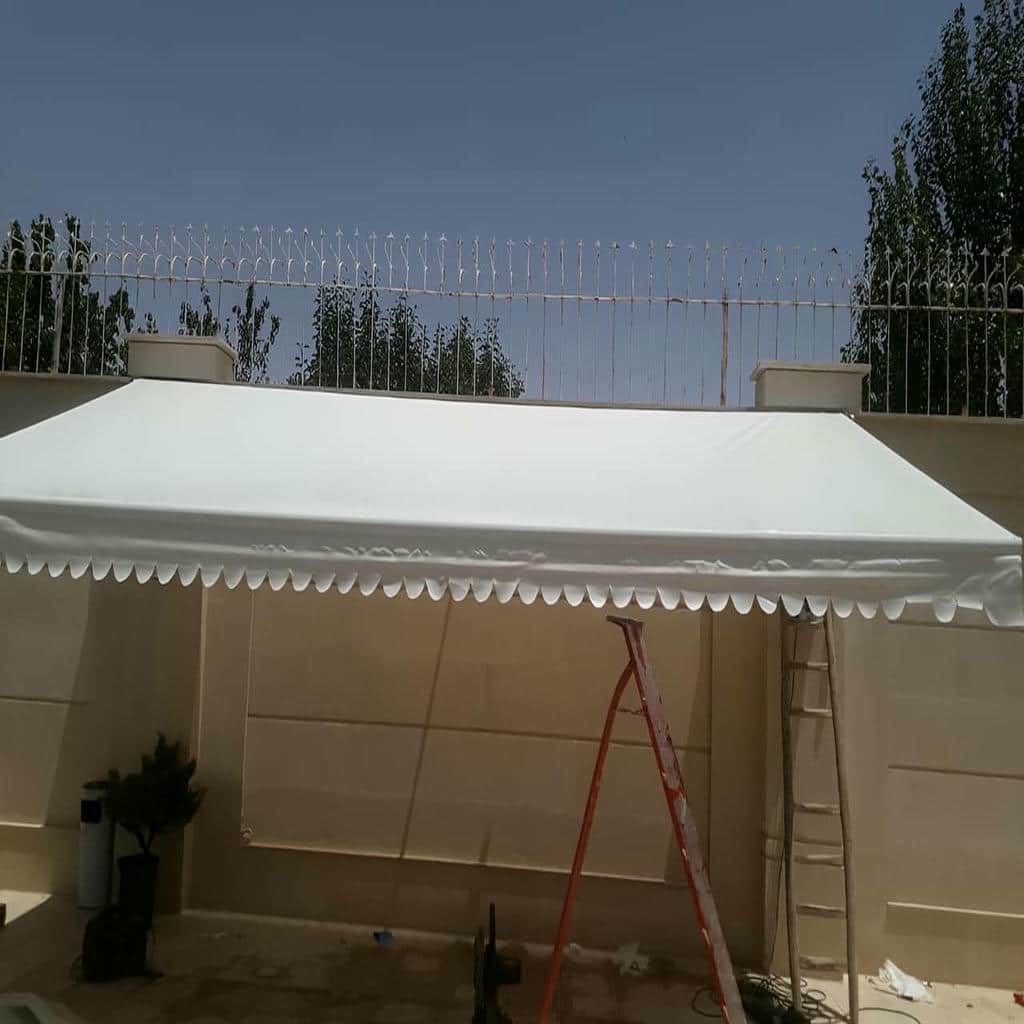 کارخانه سایبان برقی بازویی اتوماتیک یراق استاندارد در گنبدکاووس