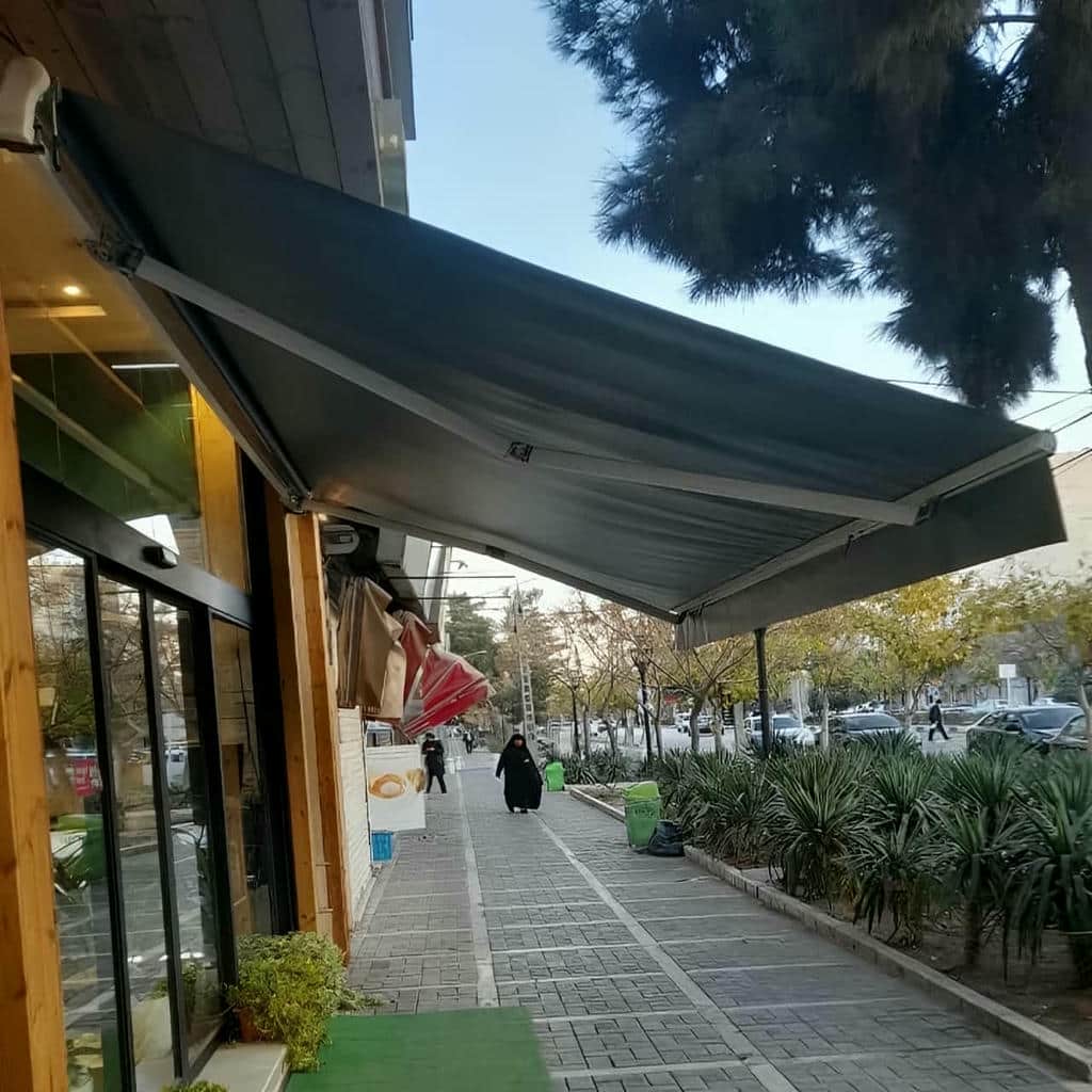 کارخانه سایبان برقی بازویی اتوماتیک مدل جدید در ساوه