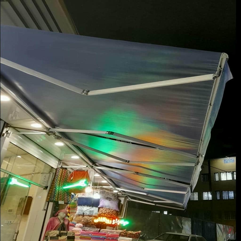 کارخانه سایبان برقی بازویی اتوماتیک برای بالکن در اندیشه