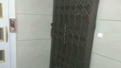 درب آکاردئونی در رشت