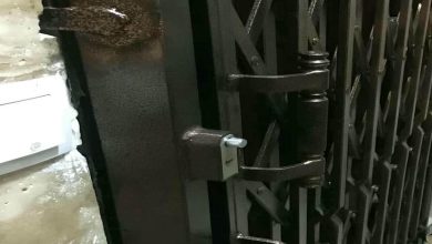 درب آکاردئونی در گرگان