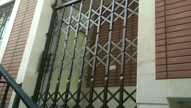 درب آکاردئونی در کرمانشاه