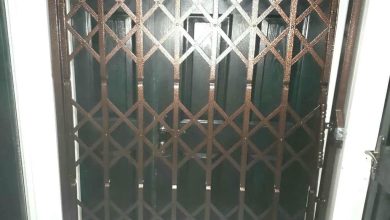 درب آکاردئونی در اشتهارد
