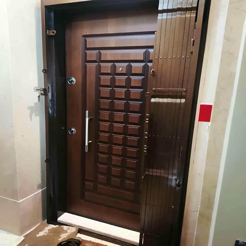 کارخانه درب آکاردئونی قفل ضدبرش در محمدشهر