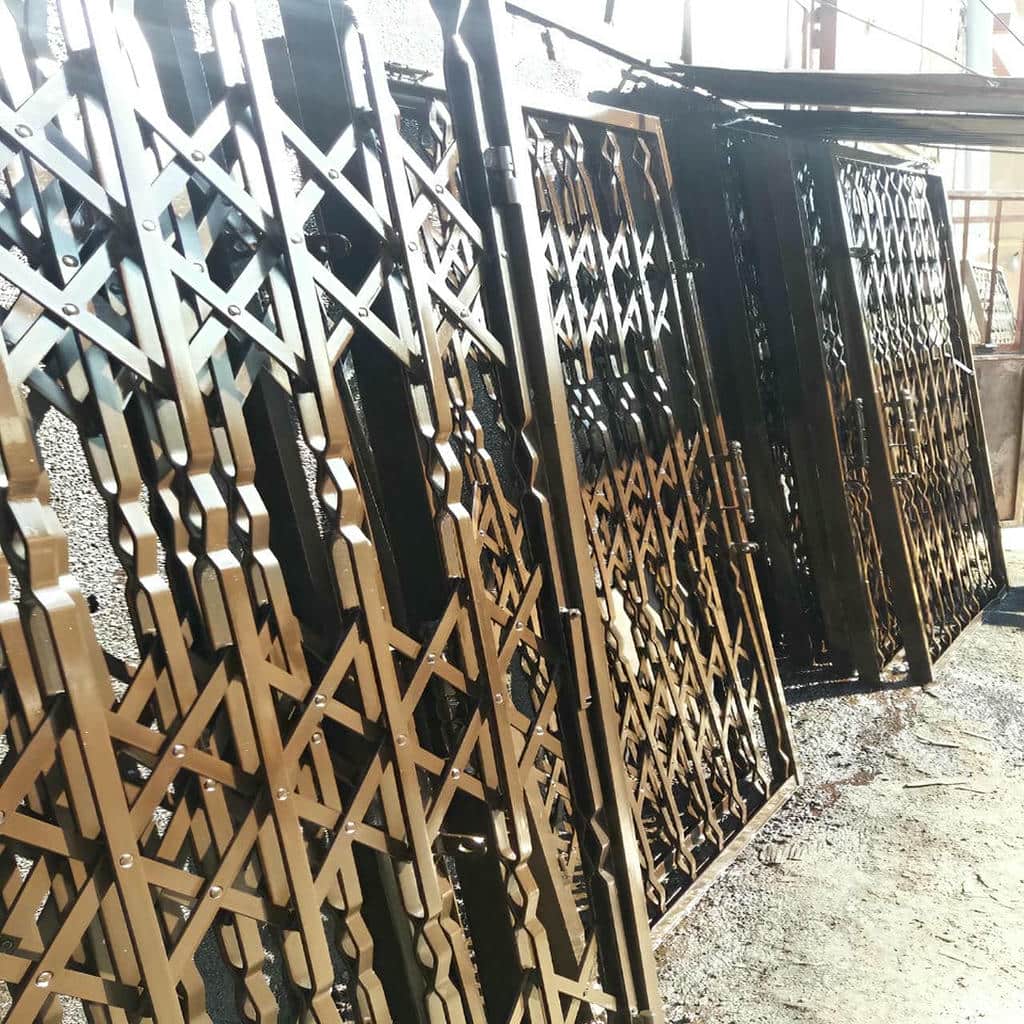 کارخانه درب آکاردئونی پروفیل ضخیم در کاشان