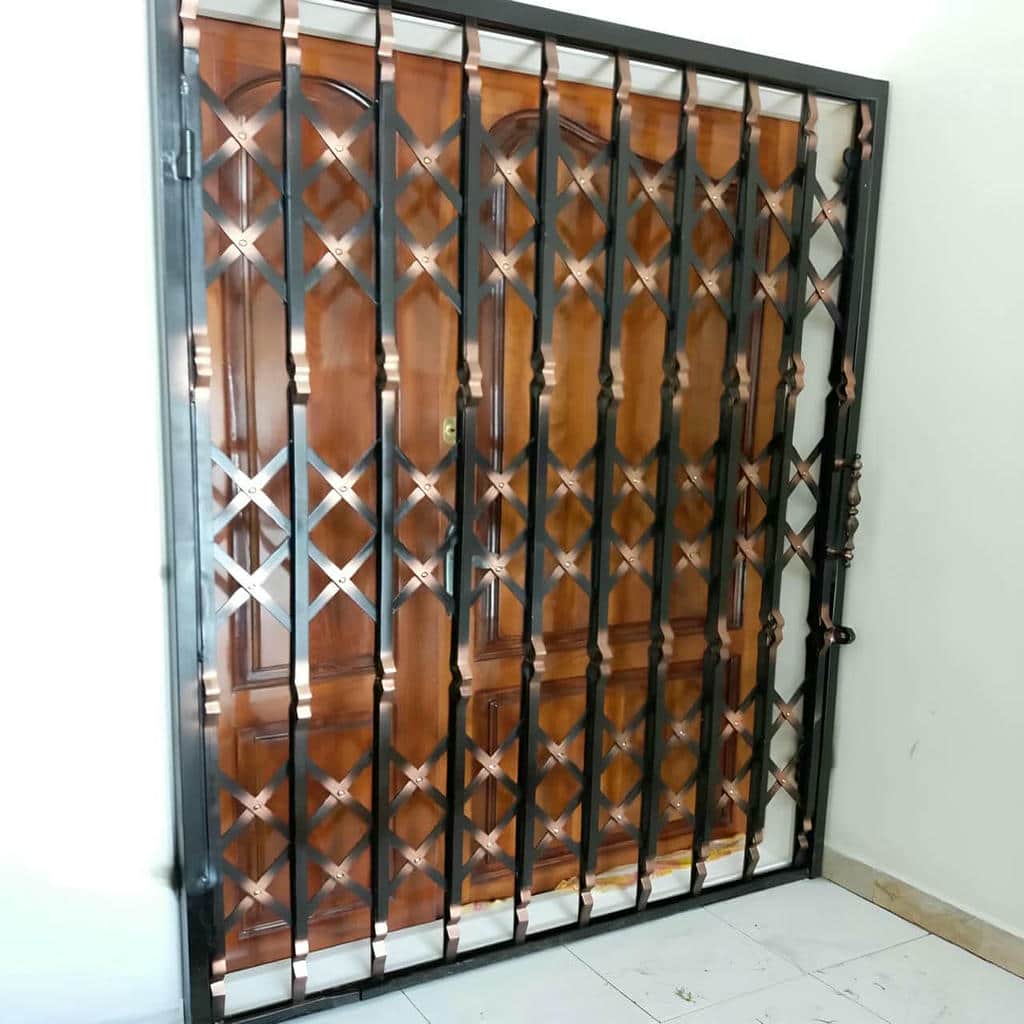 کارخانه درب آکاردئونی قفل ضدبرش در نظرآباد