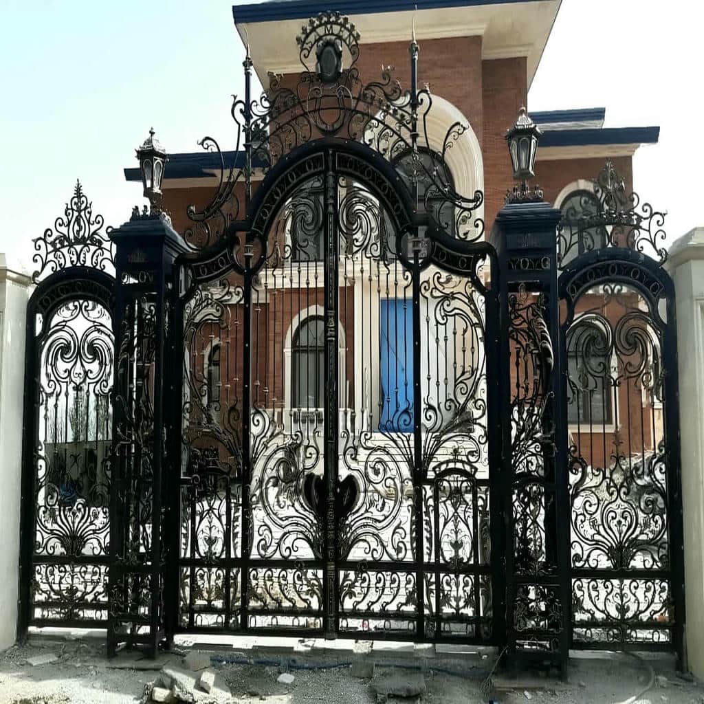 خرید درب حیاط مدرن ساده در تبریز