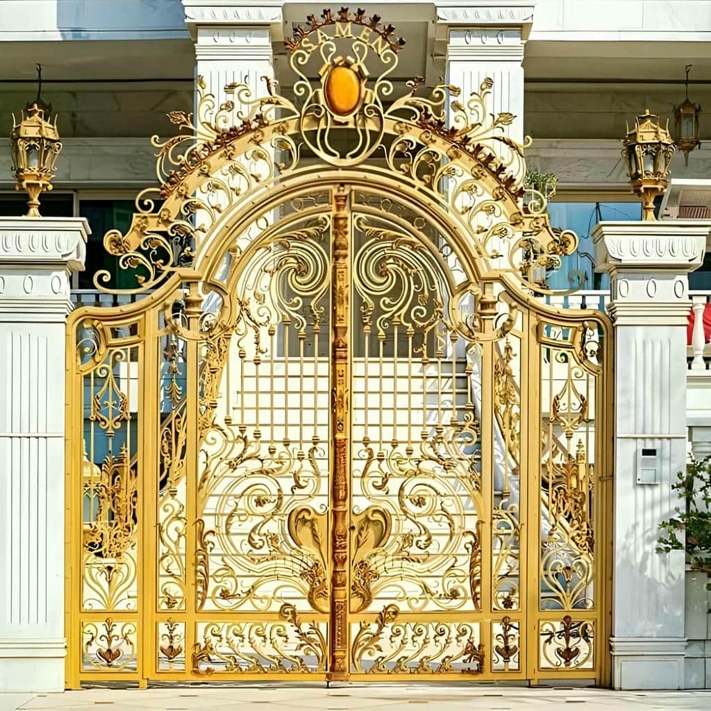 درب حیاط در کیش