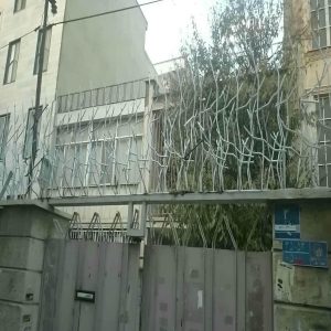 حفاظ شاخ گوزنی دیوار ساختمان در استان مازندران