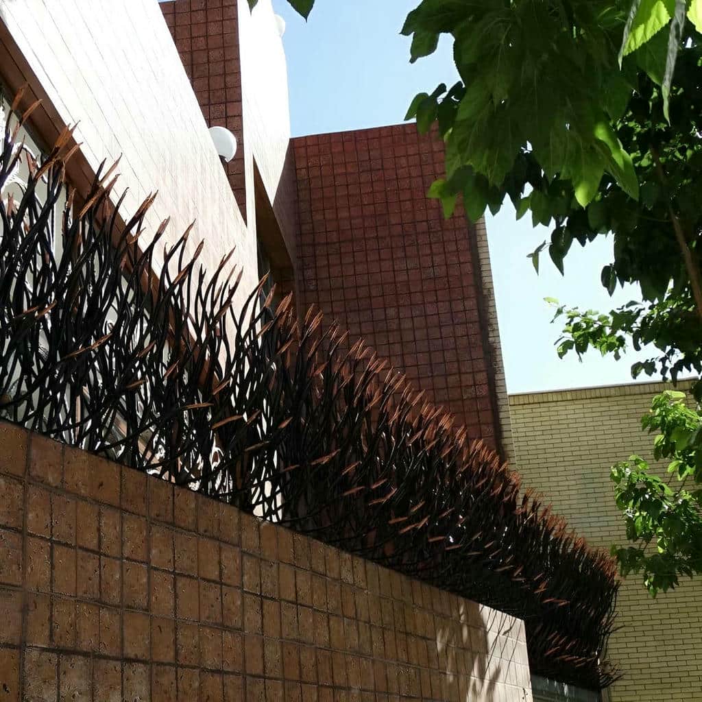 نصب حفاظ شاخ گوزنی میلگرد استاندارد در لواسان