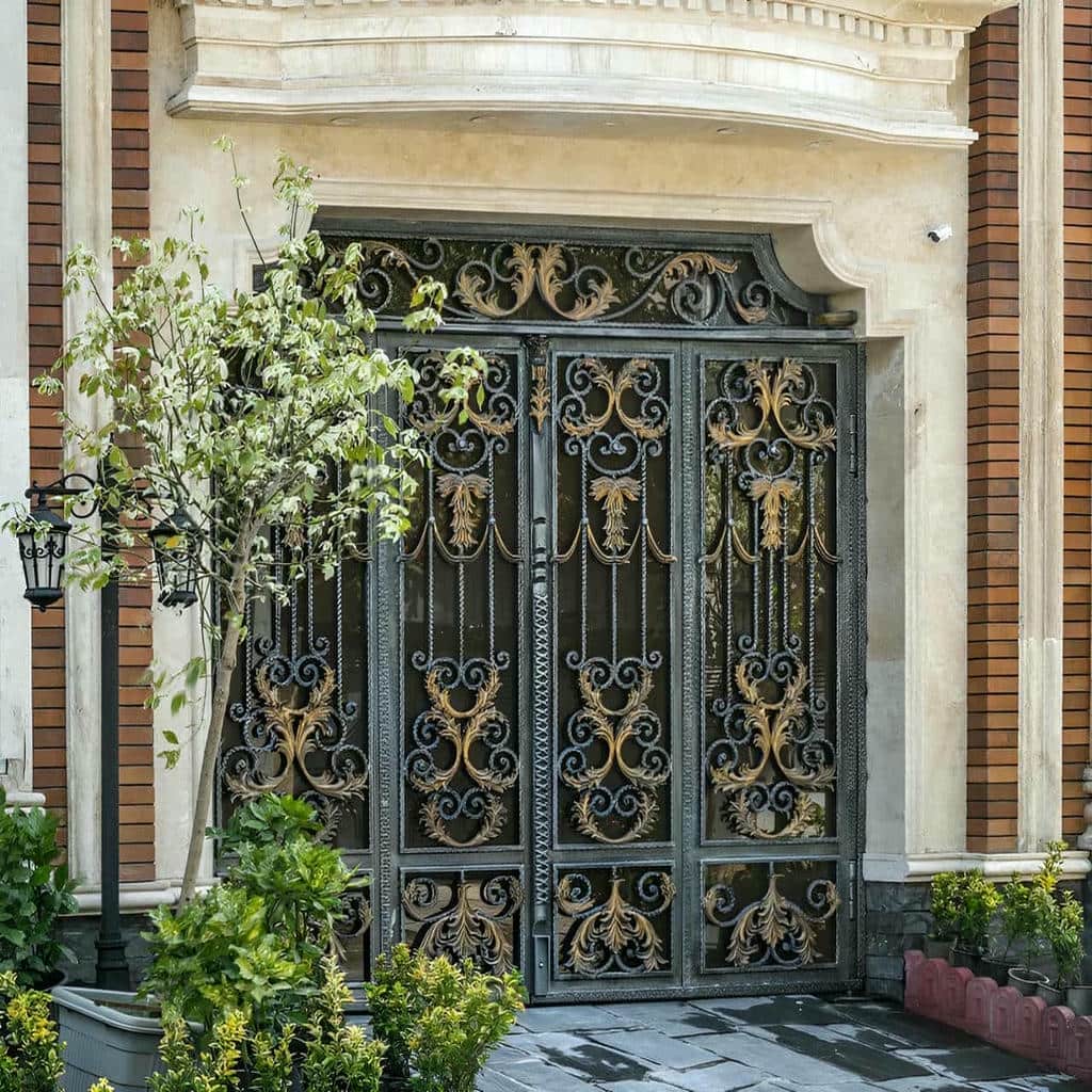 قیمت درب حیاط فرفورژه کلاسیک در اهواز