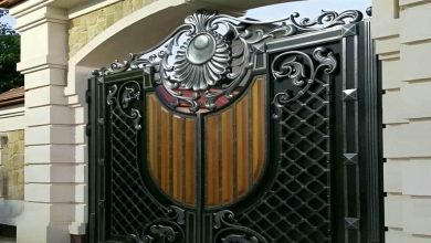 درب حیاط در تهران