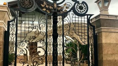 درب حیاط در محمودآباد