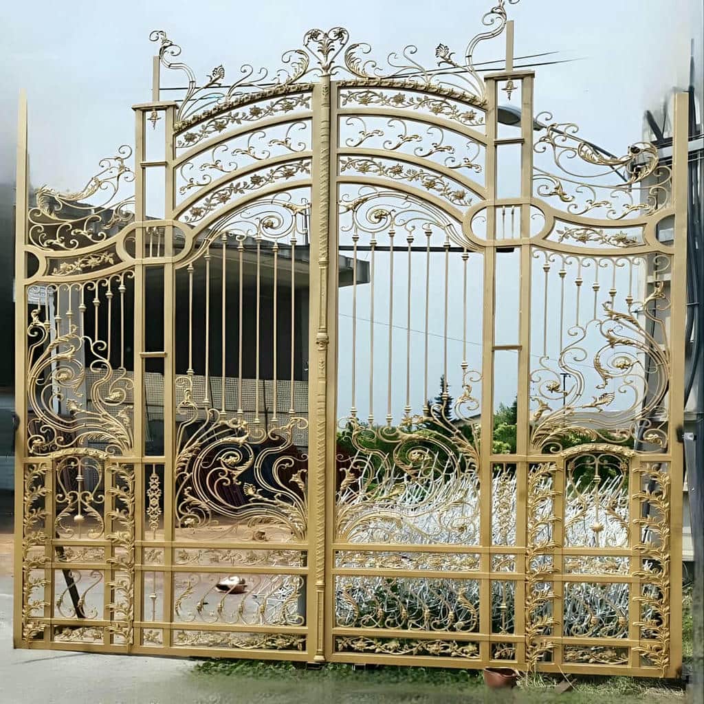 فروش درب حیاط رنگ کوره ای در سبزوار