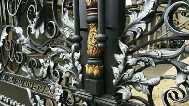 درب حیاط در چالوس
