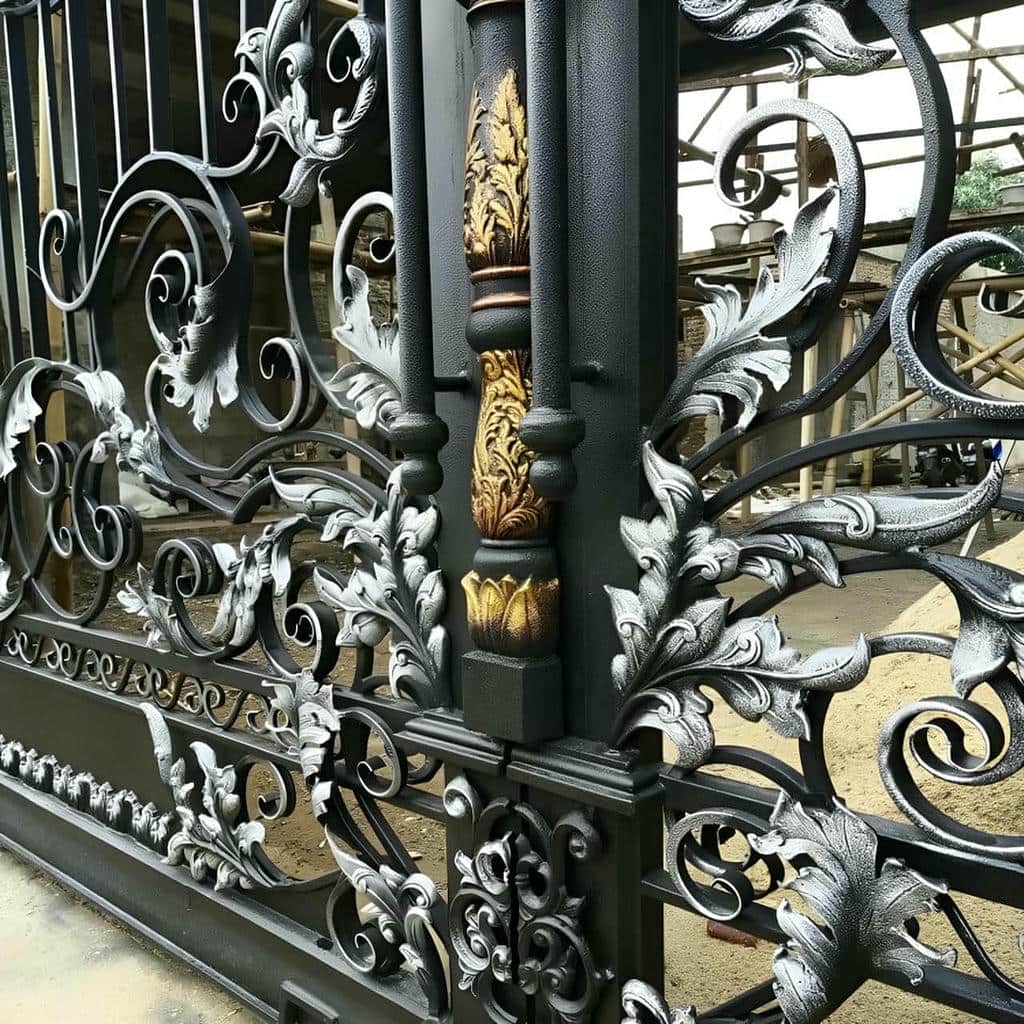 درب حیاط در چالوس