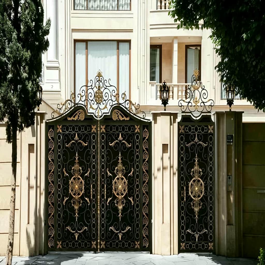 فروش درب حیاط فرفورژه مهندسی در فیروزکوه