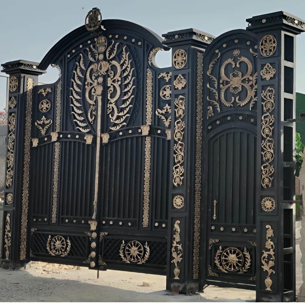 قیمت درب حیاط فرفورژه کلاسیک در ایلام