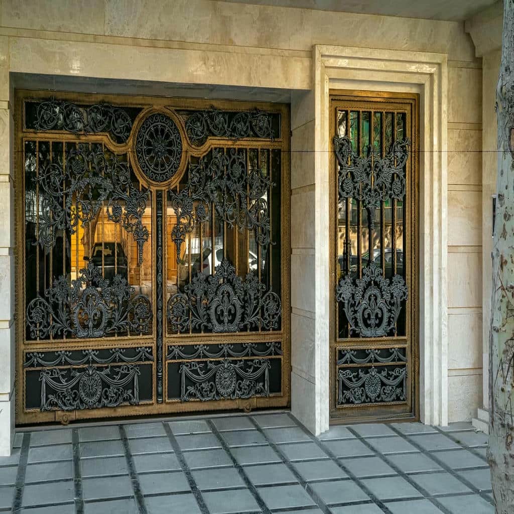کارخانه درب حیاط ویلایی در عظیمیه کرج