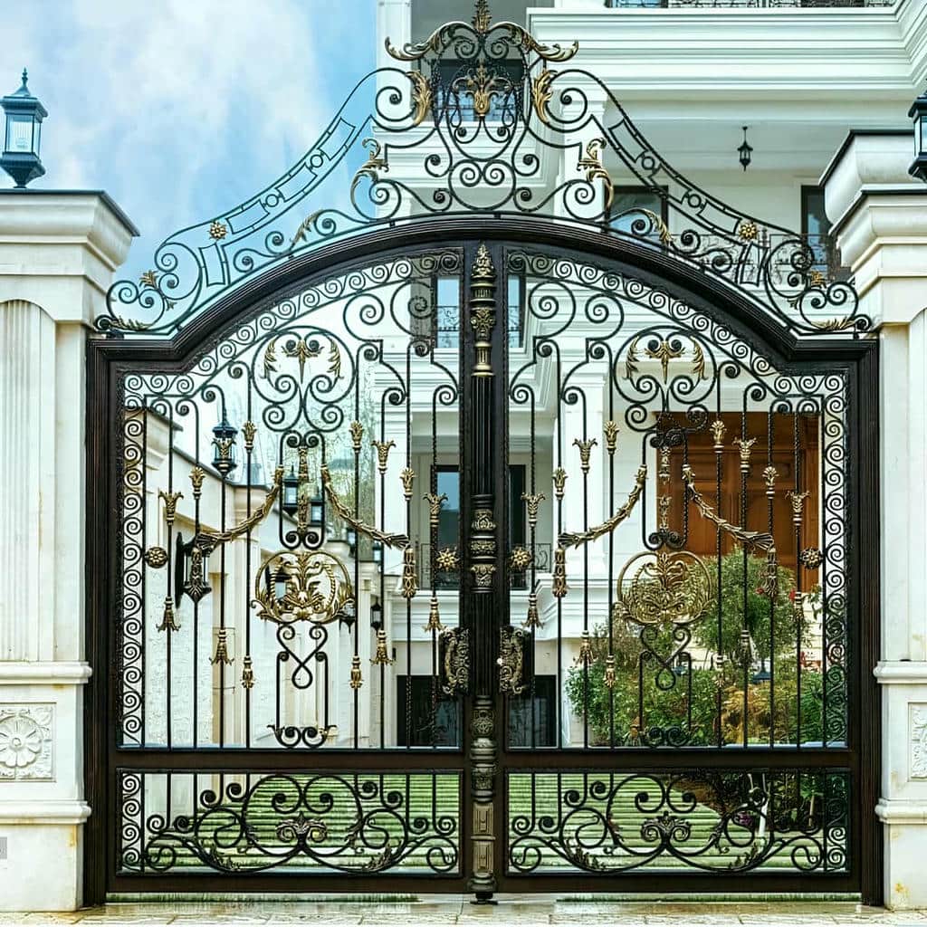 قیمت درب حیاط فرفورژه کلاسیک در چابهار