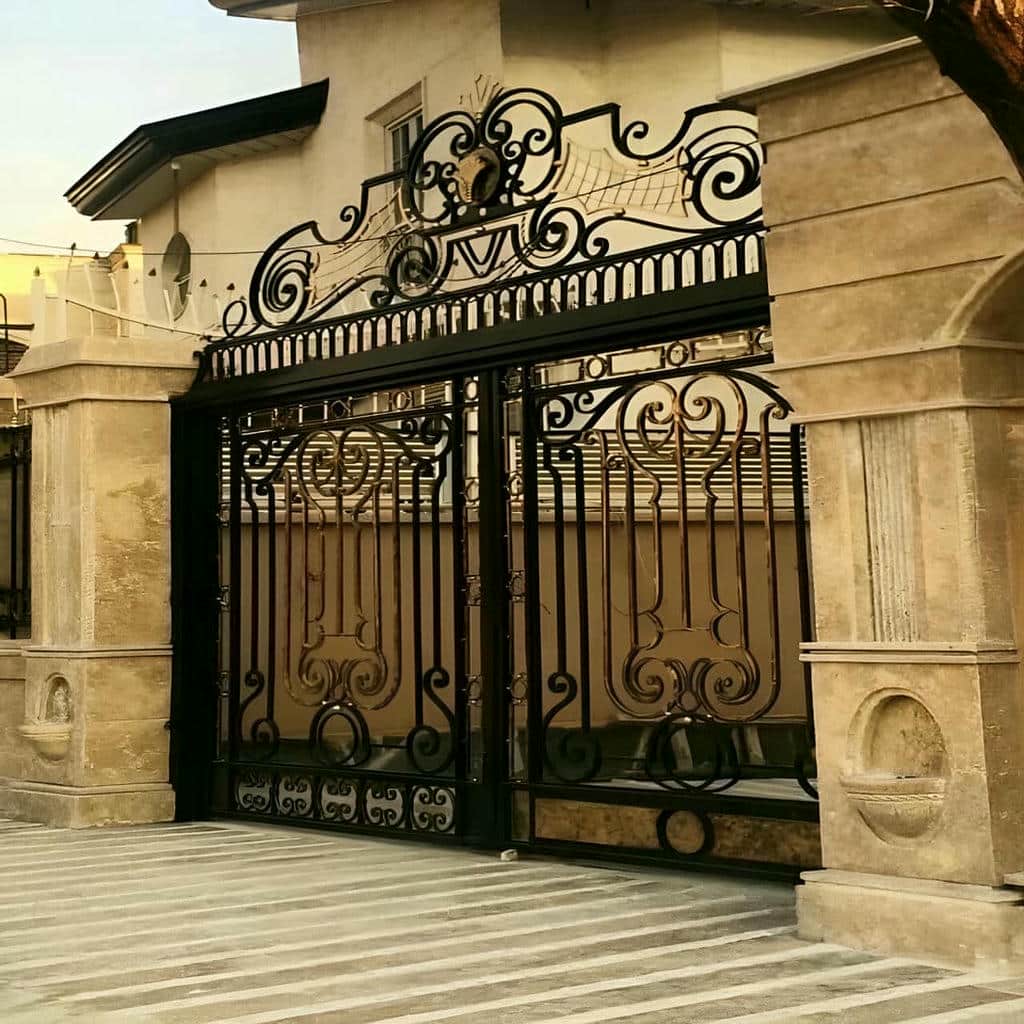 خرید درب حیاط فلزی ساده در طالقان