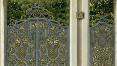 درب حیاط در قائمشهر