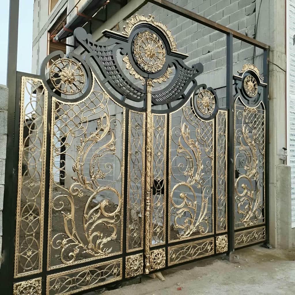 خرید درب حیاط مدرن ساده در چابهار
