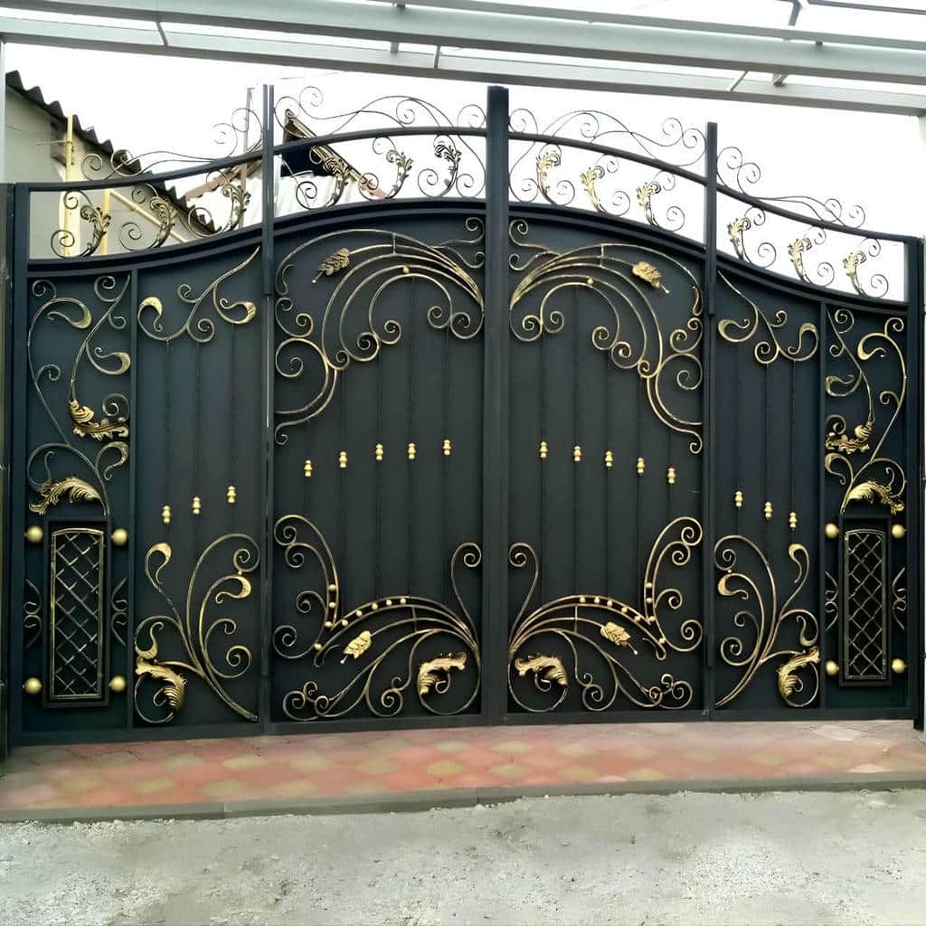 خرید درب حیاط فلزی ساده در محمدشهر