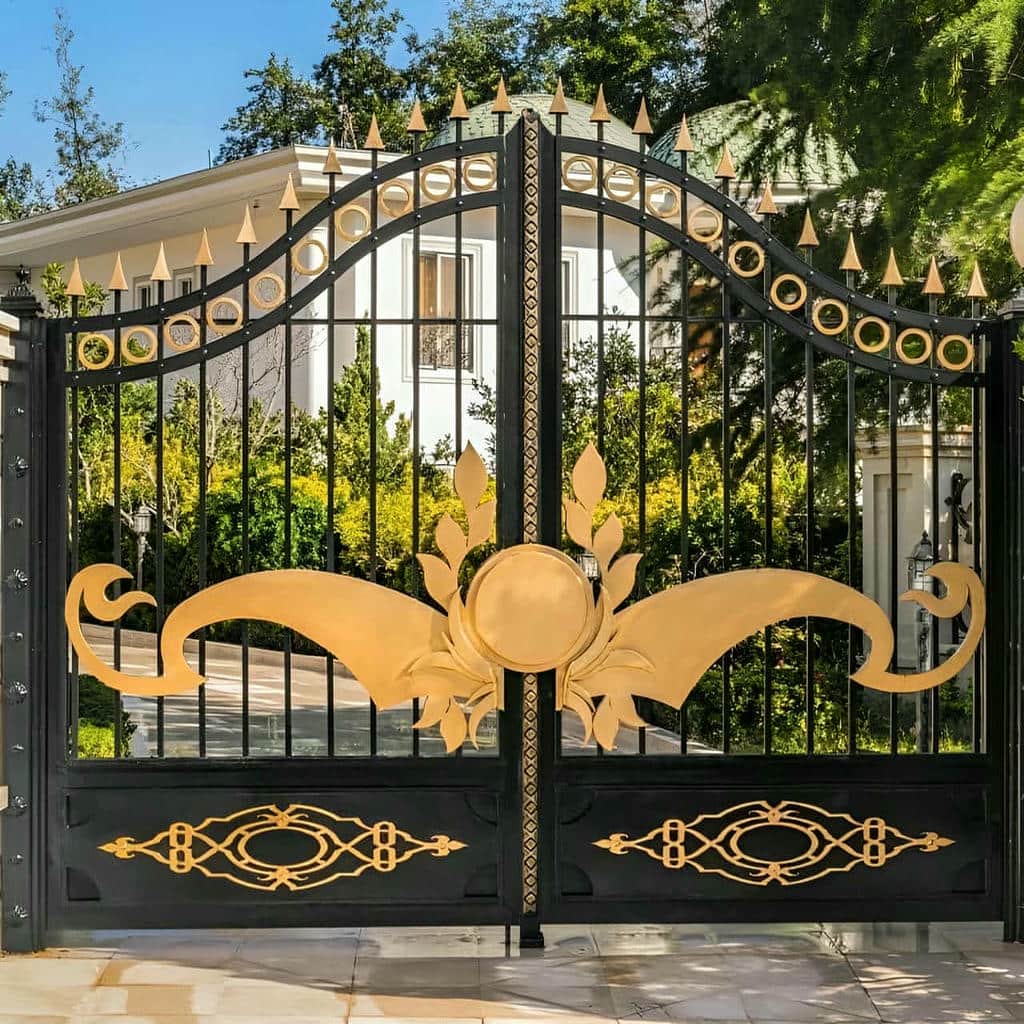 خرید درب حیاط مدرن ساده در اهواز