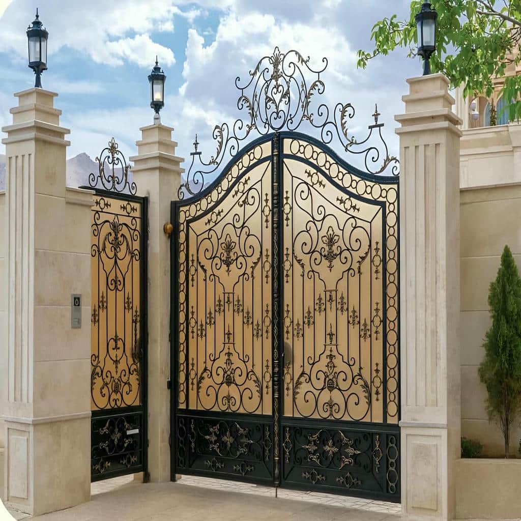 خرید درب حیاط مدرن مقاوم در خرم آباد